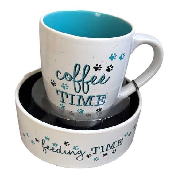 Other - Coffee and Feeding Time Mug and Bowl Set🐾